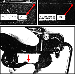 Frame numbers and unloading the film cartridge